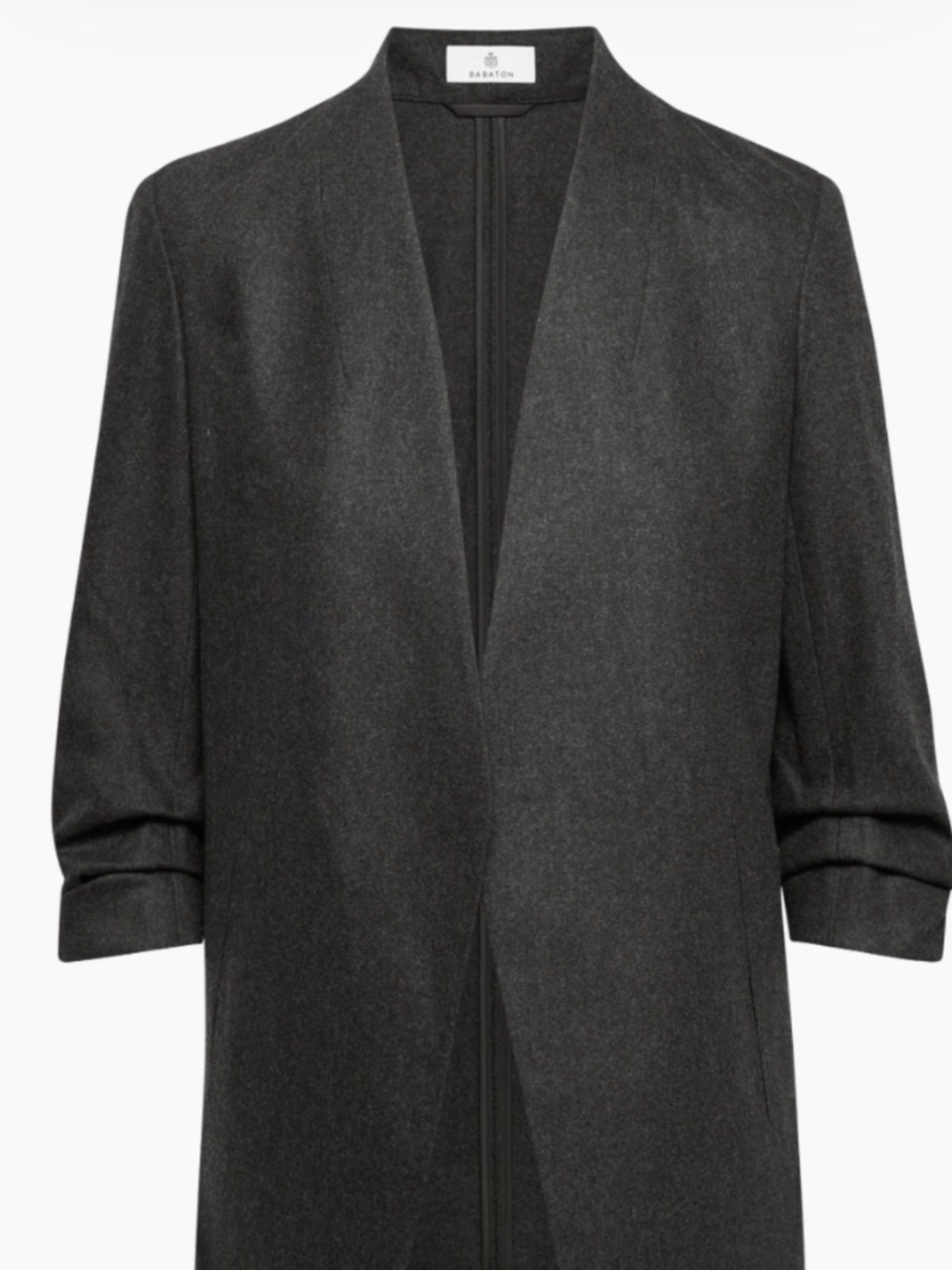 Aritzia Babaton Power Blazer - charcoal size 4